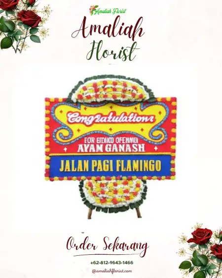 Sewa Papan Bunga Jasem